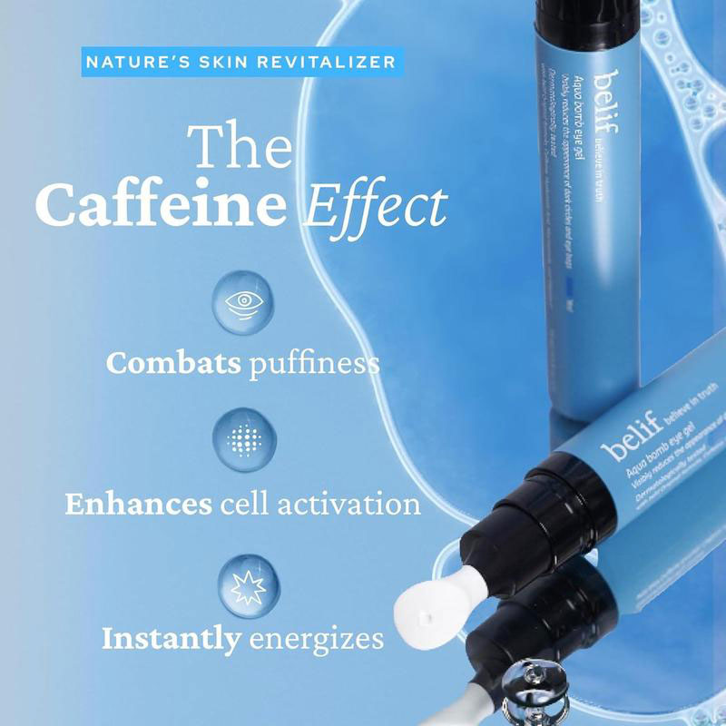 Cooling Eye Gel with Caffeine, Hyaluronic Acid & Niacinamide