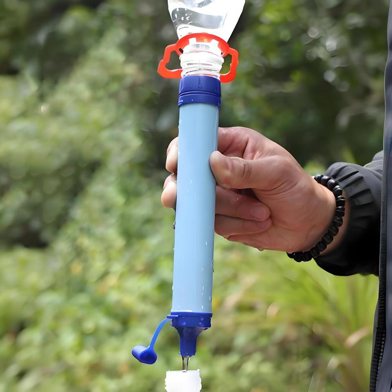 Portable Water Filtering Straw for Outdoor Adventures