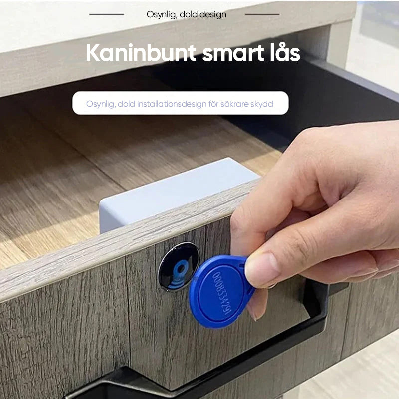 Elektroniskt skåplås DIY för lådskåp i trä
