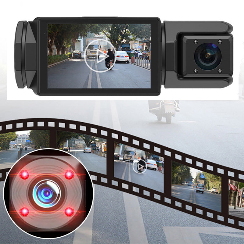 3 Lens Car Dvr Dash Cam
