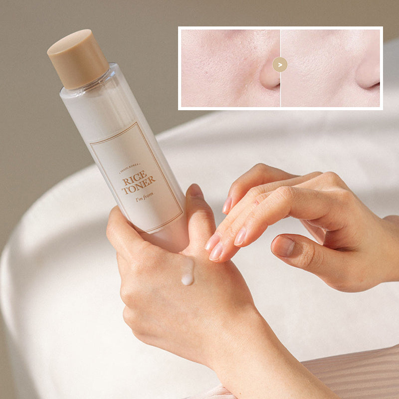 Rice Toner, 77.78% Rice Extract