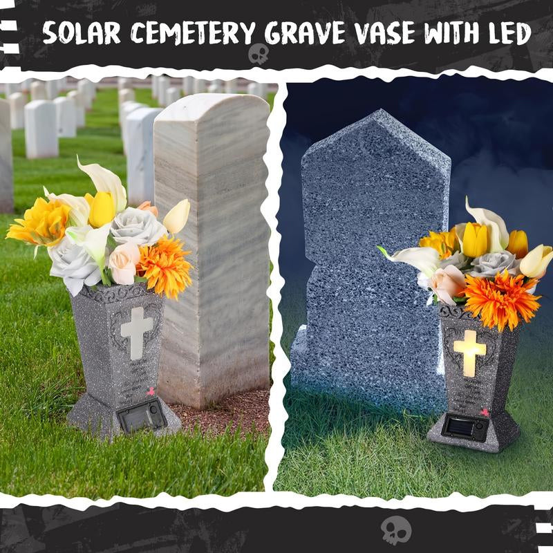 Cemetery Grave Vase