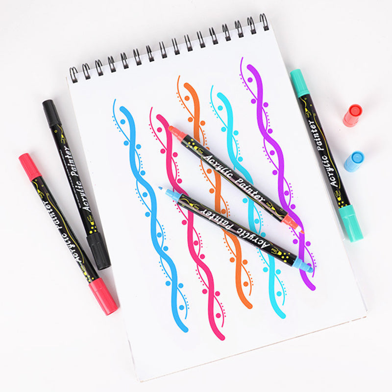 Akrylfärgsmarkör (12/24/36 färger)