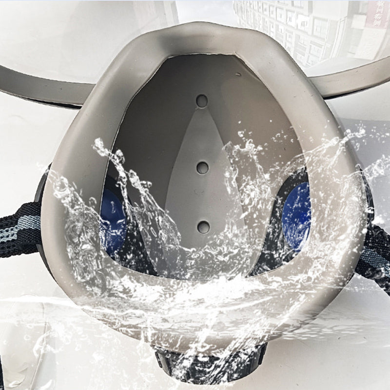 Full-face dust and eye protection mask