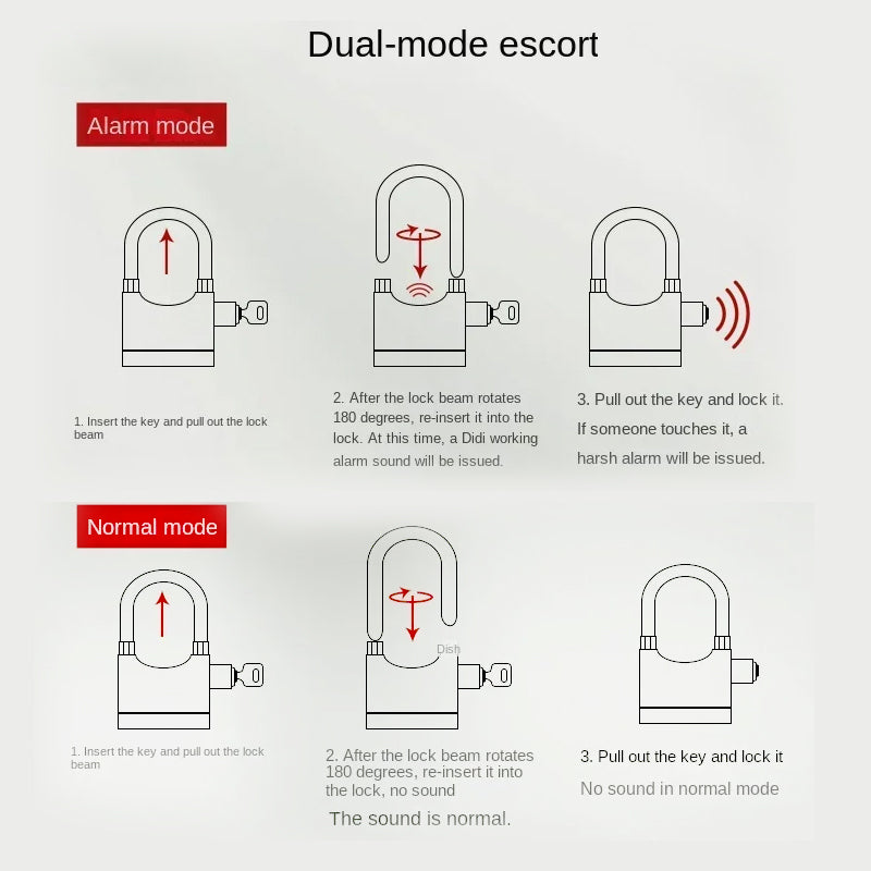 Anti-Theft Alarm Lock