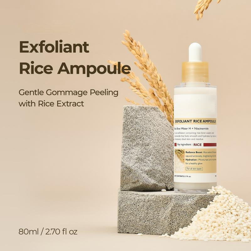 Glow Rice Ampoule Duo - Serums for Brightening, Exfoliating, and Moisturizing