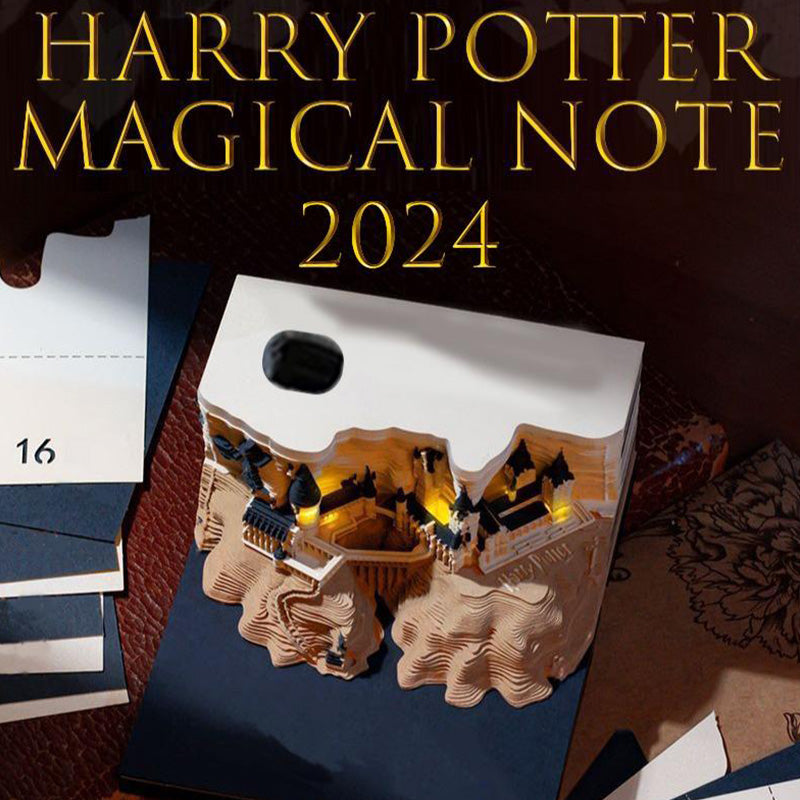 Castle 3D Memo Note Calendar