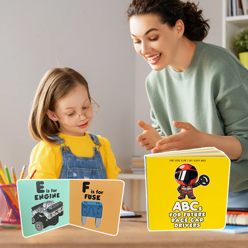 ABC's For Future Race Car Drivers Alphabet Book