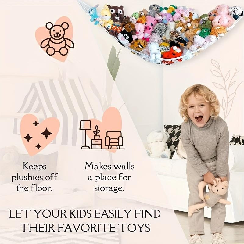 Hollow Out Design Toy Storage Hammock