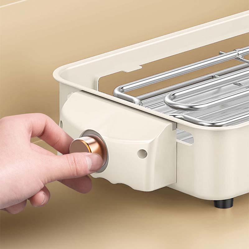 Indoor Smokeless Grill with Non-Stick Removable Plate