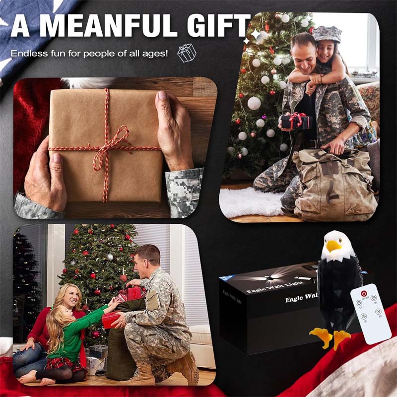 Bald Eagle Decorative Wall Lamp