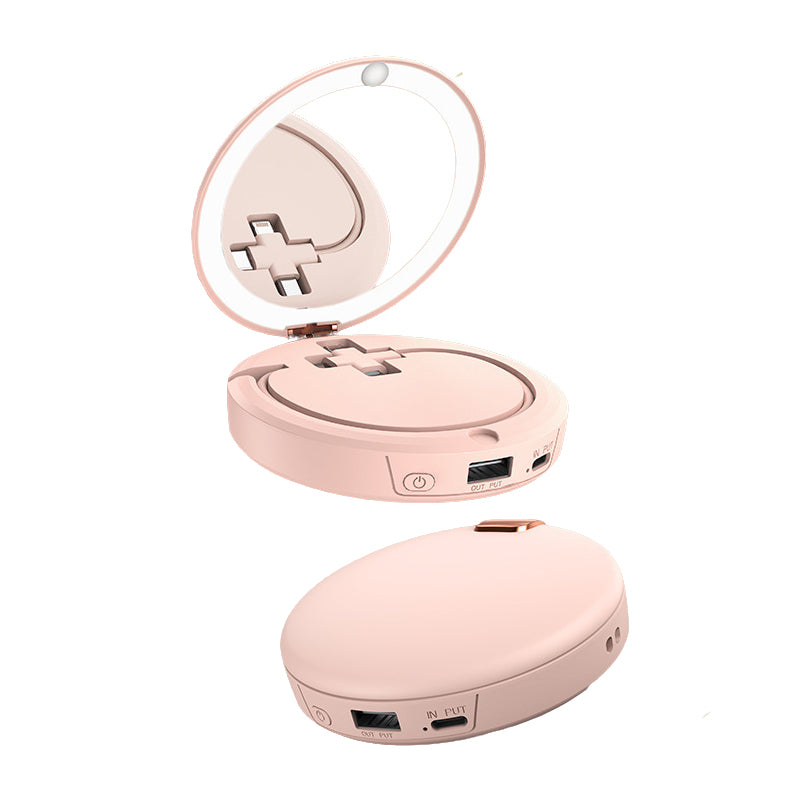 Hand Warmer Makeup Mirror