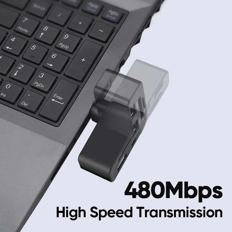 4 in 1 Rotatable USB Hub