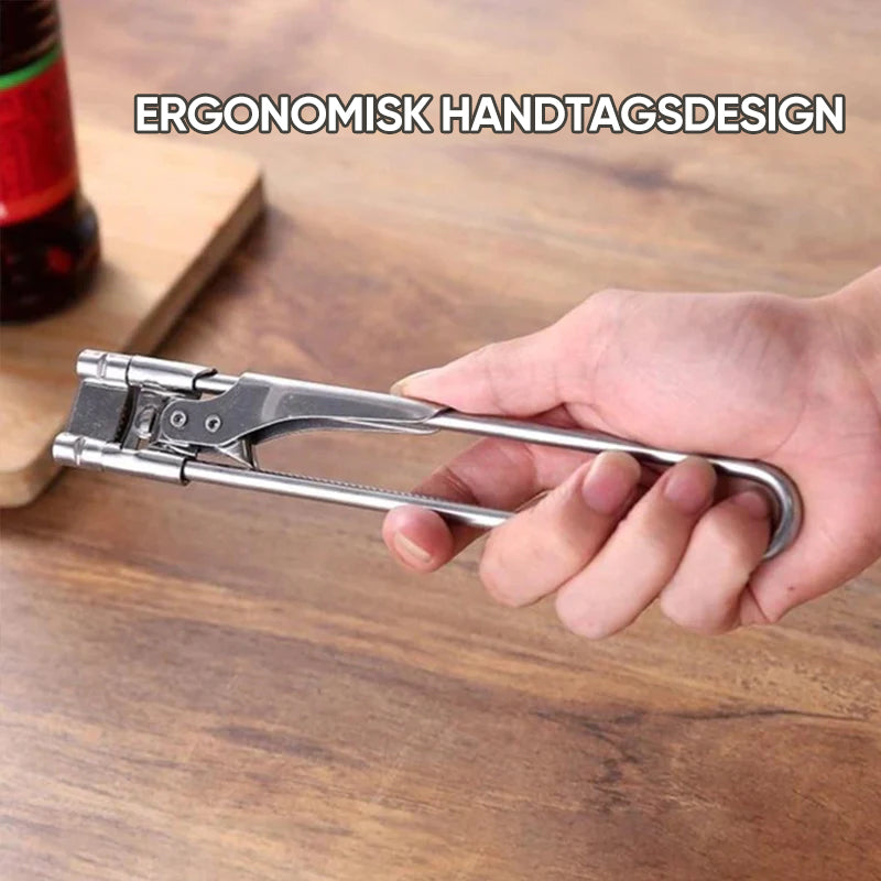 Justerbar multifunktionell konservöppnare i rostfritt stål