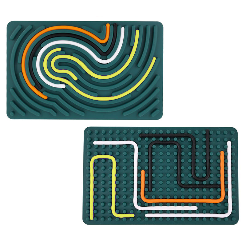 Silikon Fidget Toy för lugnande och sensoriska aktivitetstavla