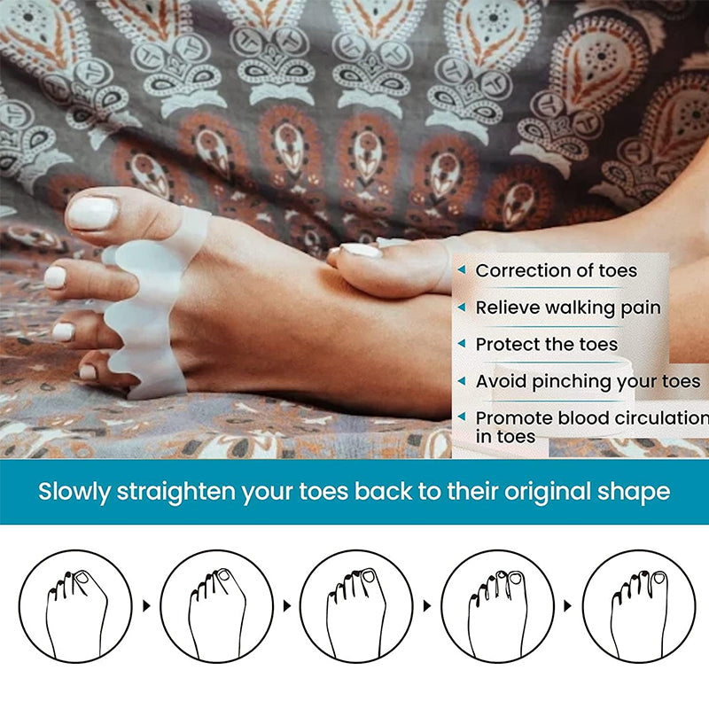 Five-Hole Toe Separators (5 Pairs)