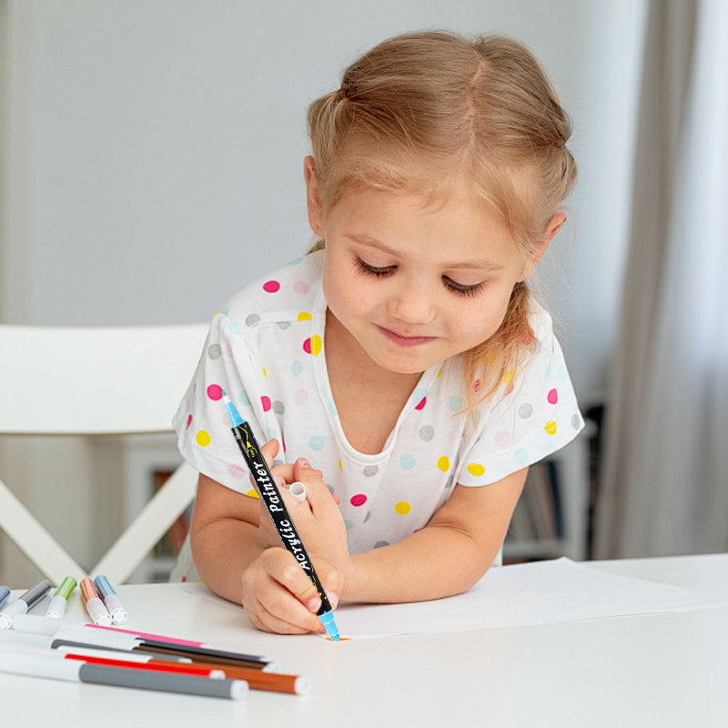 Akrylfärgsmarkör (12/24/36 färger)