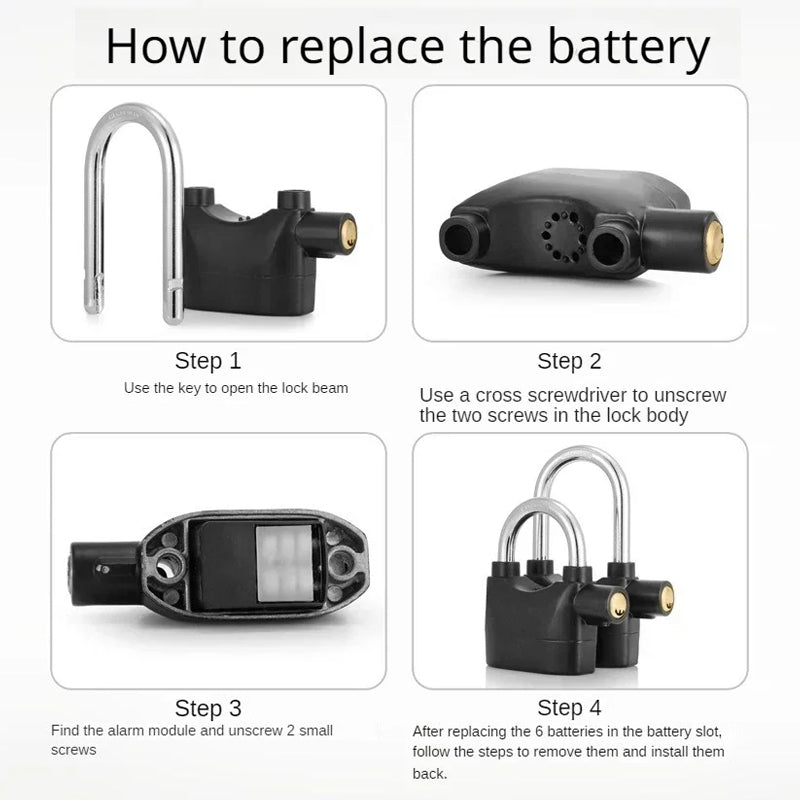 Anti-Theft Alarm Lock