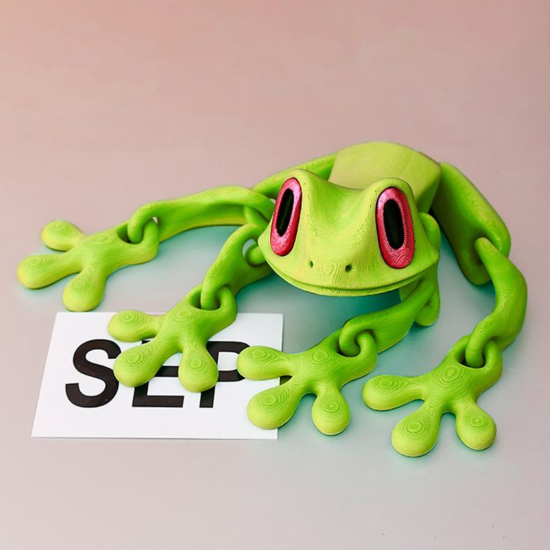 3D Printed Magnetic Frog Toy
