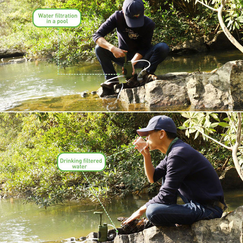 Portable Hand Pump Water Filter