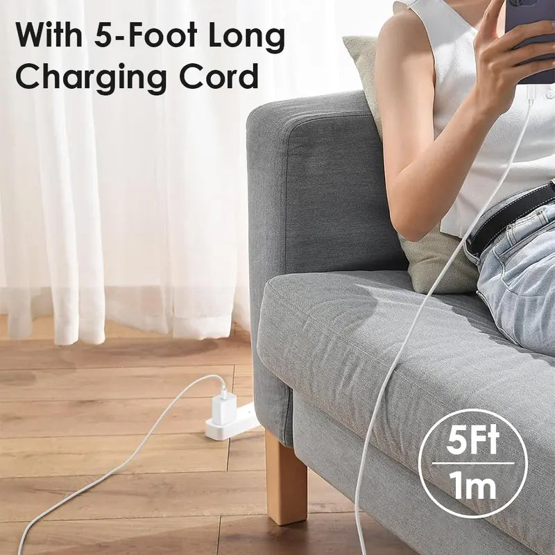 Fast PD Charger Set with Type-C to Lightning Cable