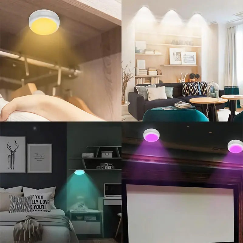 RGB LED Motion Sensor Mood Light with Remote Control