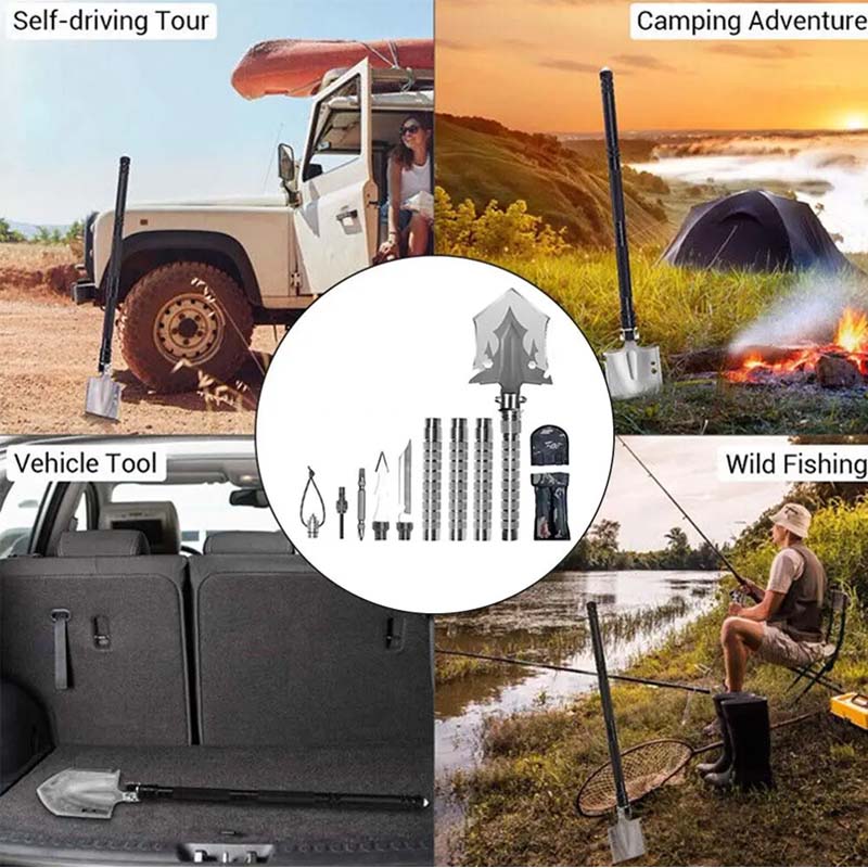 Multi-Purpose Camping Survival Shovel