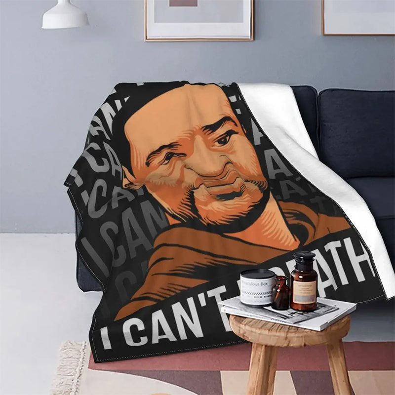 I Can't Breathe Blankets