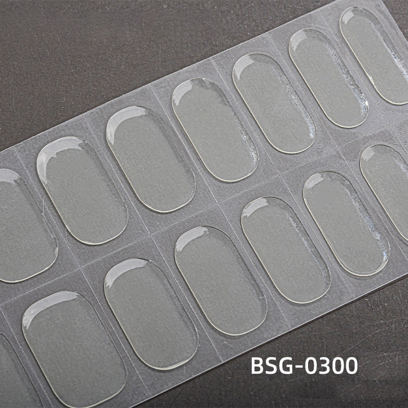 Delvis Härdad Uv-Gel Nagelklistermärkeskit