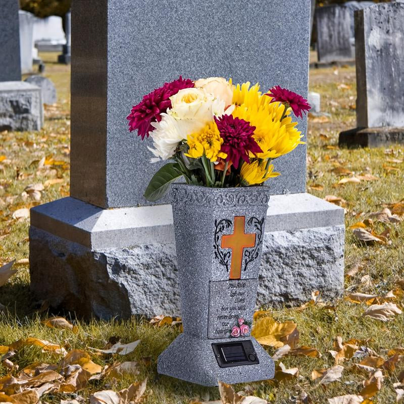 Cemetery Grave Vase