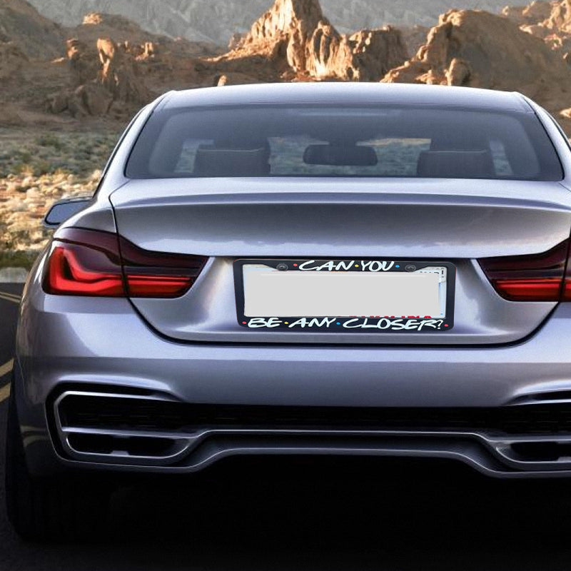 Funny Car License Plate Frame