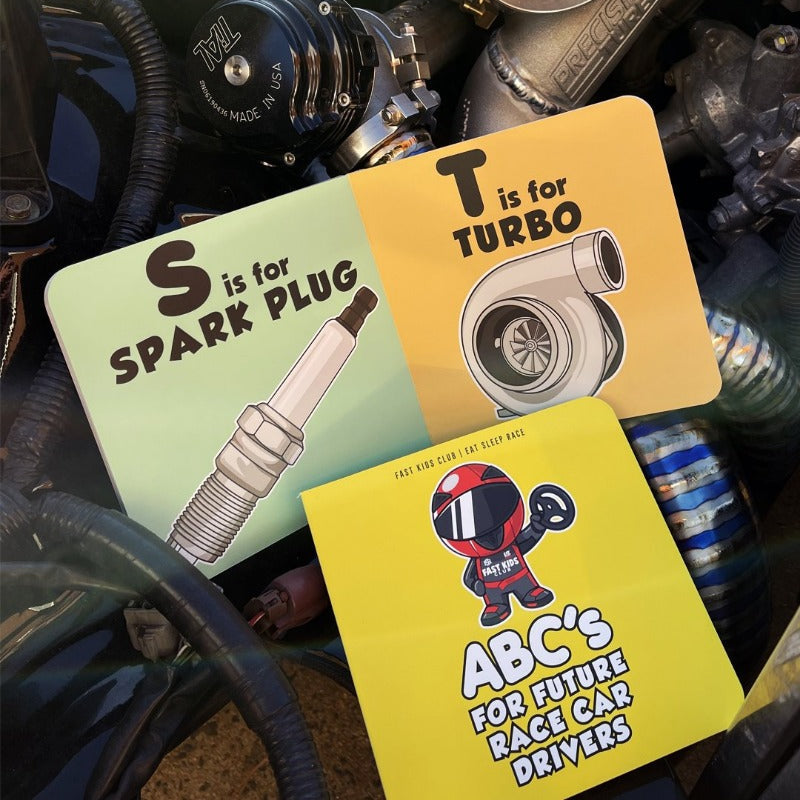 ABC's For Future Race Car Drivers Alphabet Book