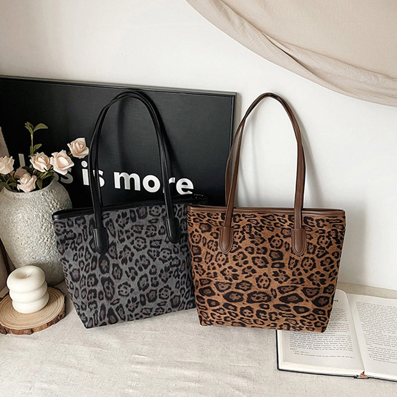 Leopard Print Tote Bag