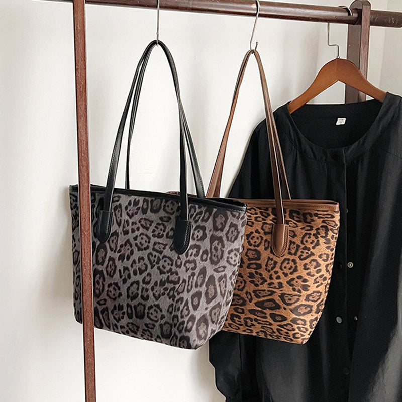 Leopard Print Tote Bag