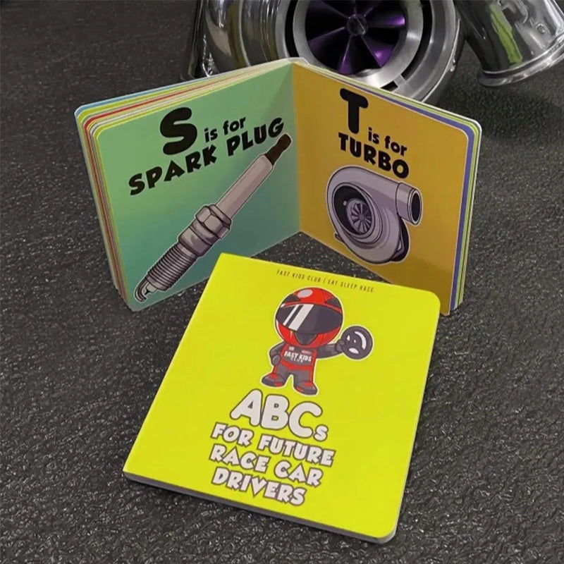 ABC's For Future Race Car Drivers Alphabet Book