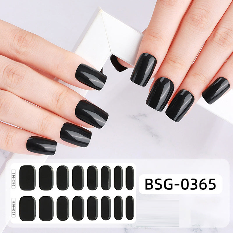 Delvis Härdad Uv-Gel Nagelklistermärkeskit