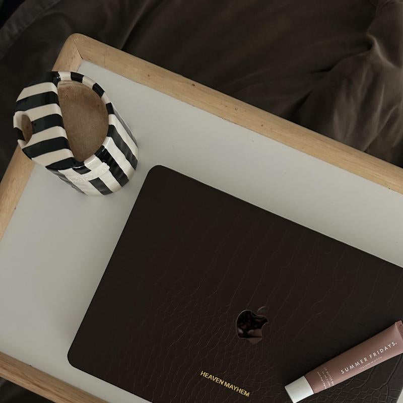 Retro Striped Hand-Painted Ceramic Mug