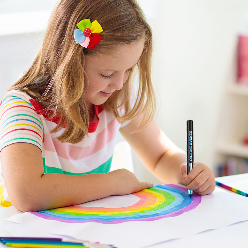 Färgning Lightstick Graffiti Highlighter Pennor