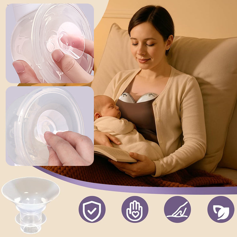 Breast pump accessory set