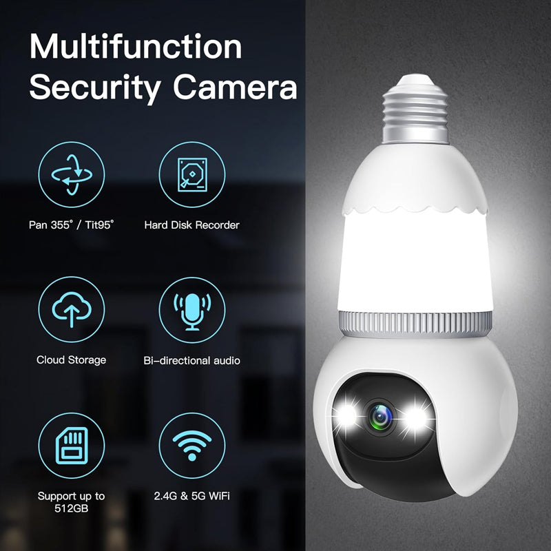 Light Bulb Security Camera