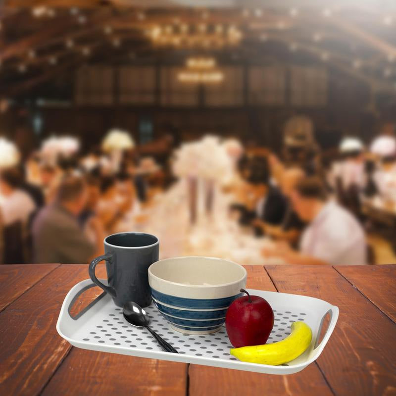 Dual-Handle Non-Slip Serving Tray