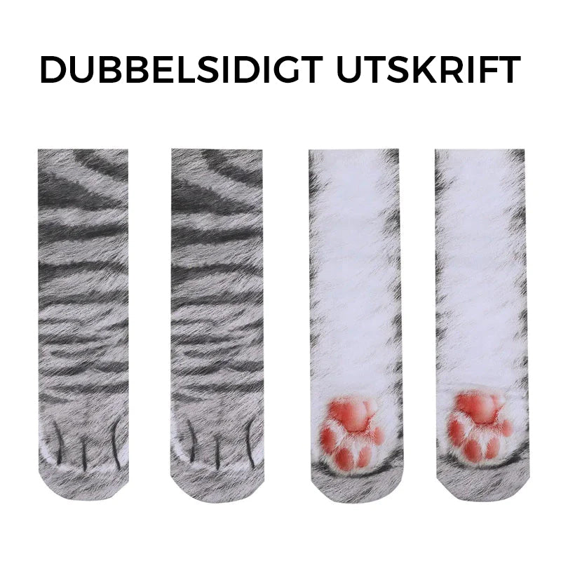3D-tryckt nymodig djurpote-strumpor
