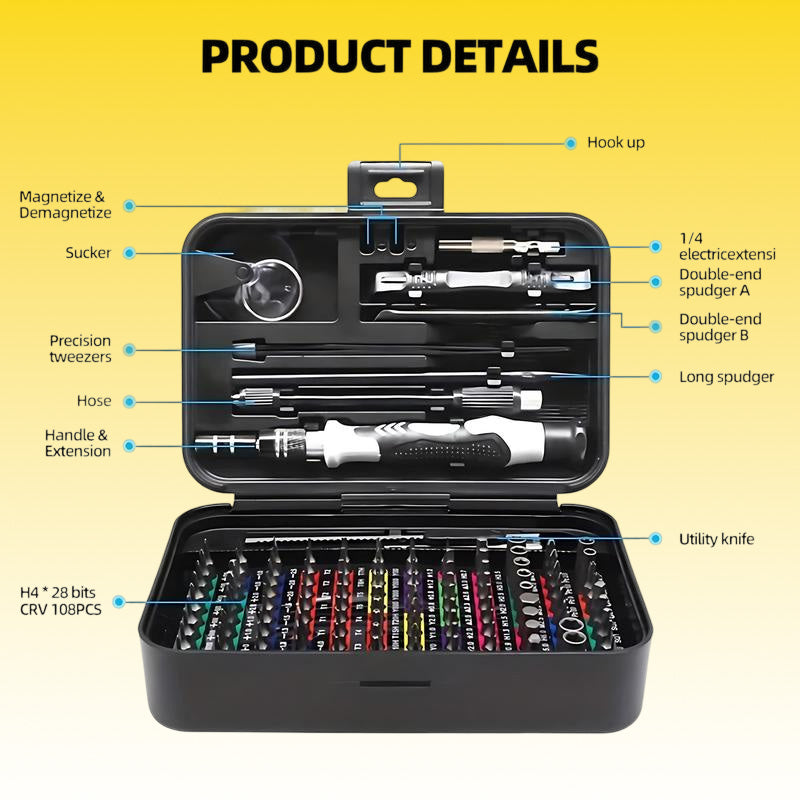 132-in-1 Precision Screwdriver Set