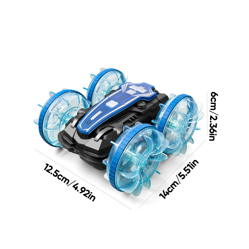 RC Land and Water stunt Car with 2 Remote Controls