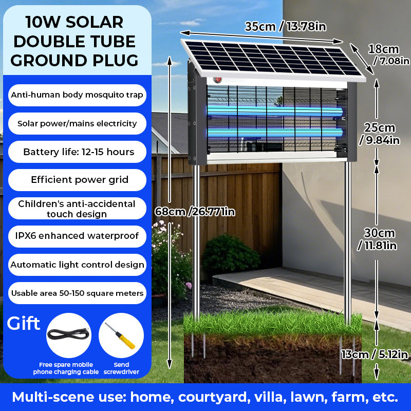 10W Solar Bug Zapper Outdoor