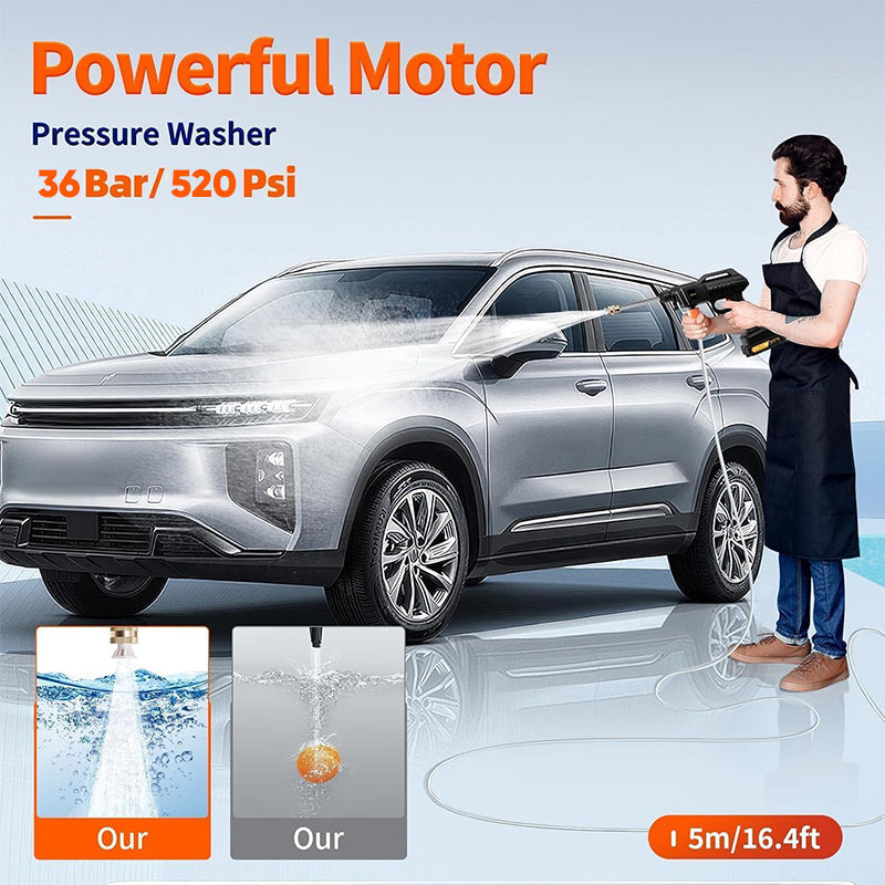 6-in-1 Spray Nozzle Car Wash Water Gun