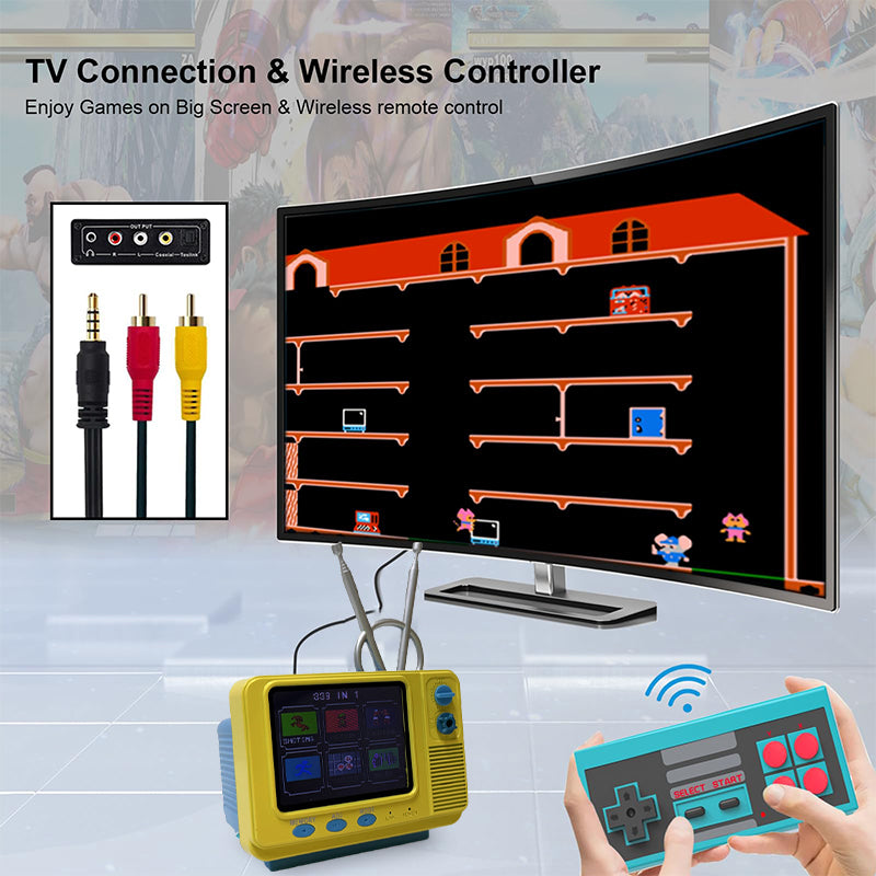 Mini TV Style Retro Video Games Console