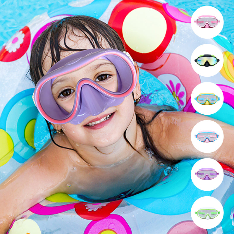 Swim Goggles with Nose Cover