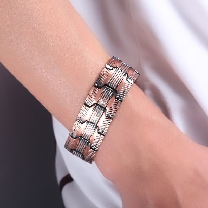 Ultra-Strength Magnetic Copper Bracelet for Pain Relief & Wellness