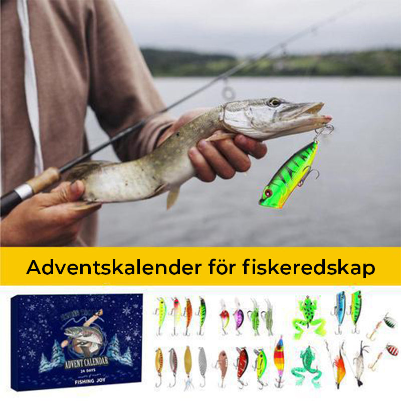 Förköp>>24 dagars julnedräkning Fiskredskapsset